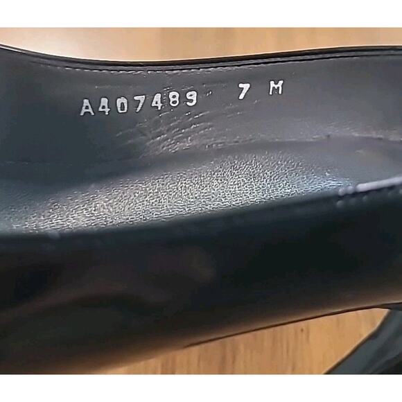 Stuart Weitzman Platswoon Black Patent Leather Platform Pumps 7M - Picture 5 of 8